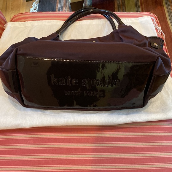 Kate Spade microfiber and patent leather purse - Picture 2 of 3